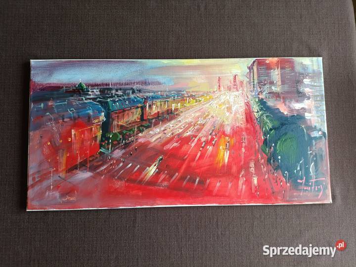 Jurij Frey Strae Strasse Obraz olejny na płótnie sprzedam