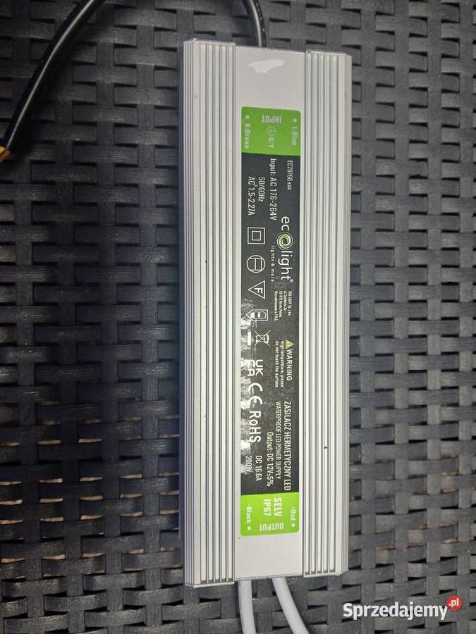 Zasilacz ecolight 12V 166A hermetyczny