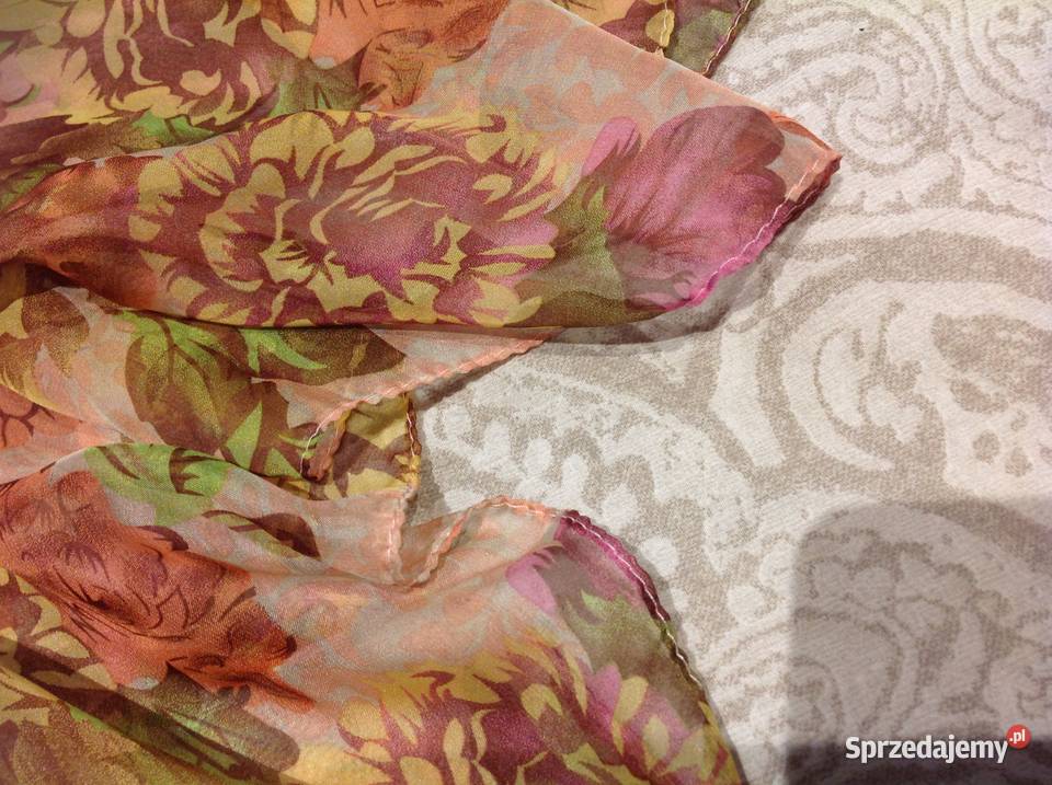 Szal Apaszka Jedwabna Damska j Nowa Dla kobiet Nowa Sól sprzedam