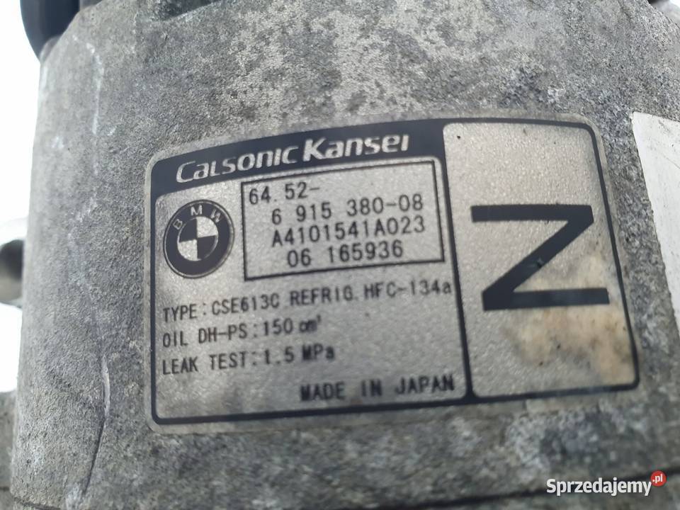 SPRĘŻARKA KLIMATYZACJI KOMPRESOR BMW E46 E87 E90 lubelskie Chełm
