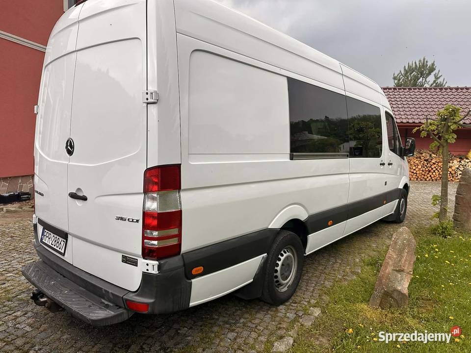 Mercedes sprinter 9 osobowy biały Samochody osobowe Przemyśl