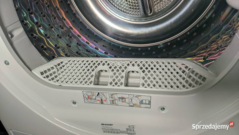 Suszarka kondensacyjna z pompą ciepłą Sharp 8 60.9cm kujawsko-pomorskie Dobrzyń nad Wisłą sprzedam