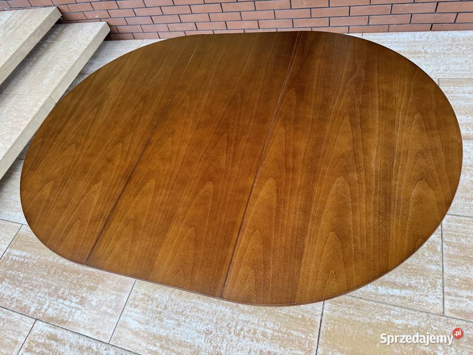 Stół okrągły rozkładany stylowy Ludwikowski mazowieckie Sulbiny