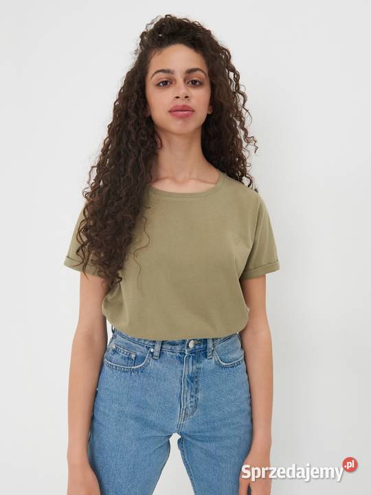 zielony tshirt Sinsay Olkusz sprzedam
