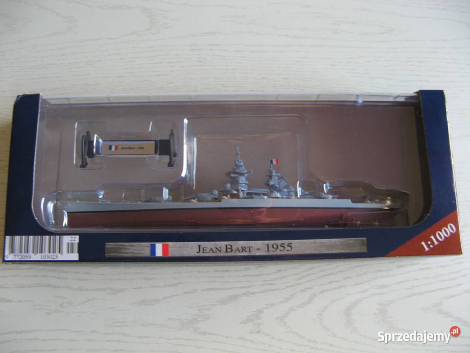 Kolekcja Okrętów Wojennych Jean Bart model Poznań