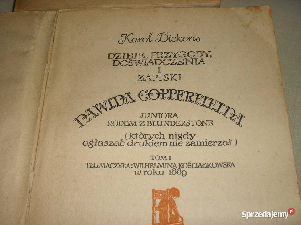 Karol Dickens zapiski Dawida copperfielda Koszalin sprzedam