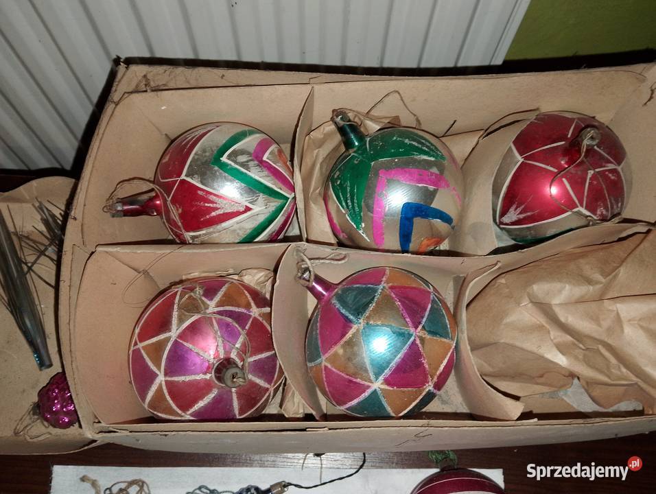 Ozdoby choinkowe PRL Wrocław