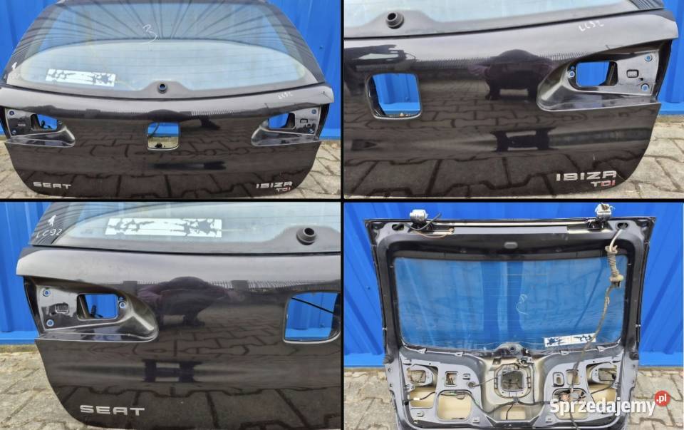 GOŁA KLAPA BAGAŻNIKA Z SZYBĄ SEAT IBIZA III LC9Z osobowe świętokrzyskie Działoszyce sprzedam