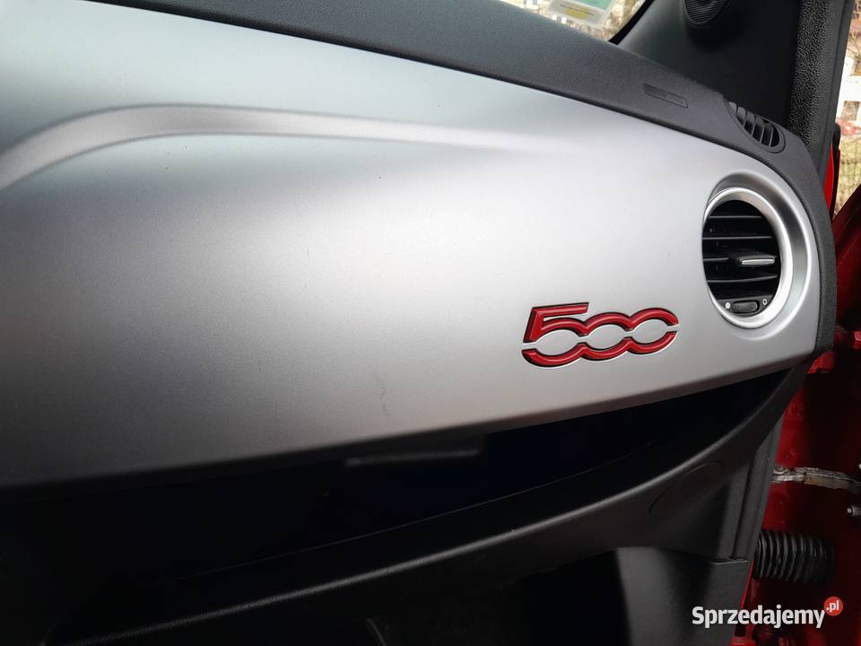 FIAT 500S wersja SPORT 1242 BENZYNA PRZEBIEG 132 wielofunkcyjna kierownica Nowy Targ