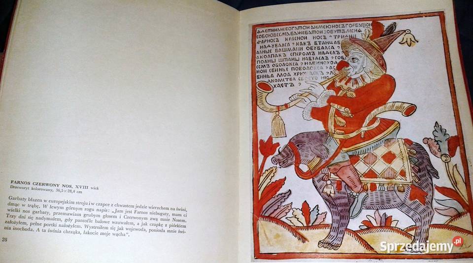 Ludowy drzeworyt rosyjski Łubok Jurij lubelskie Chełm