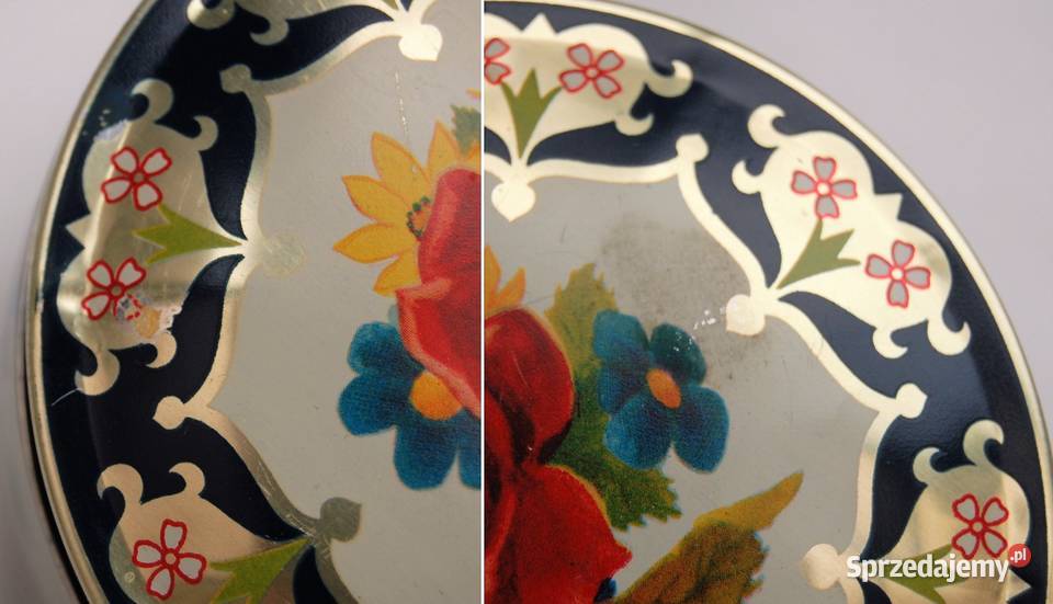 Stara puszka Kambly ciastka Szwajcaria vintage