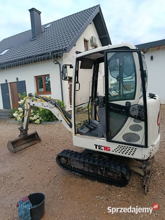 Terex TC16 2009 3 łyżki rozsuwane gąsienice Kielce