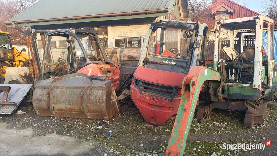 Wózek widlowy Linde H45D na czesci H35D widlak Linde łódzkie Złoczew