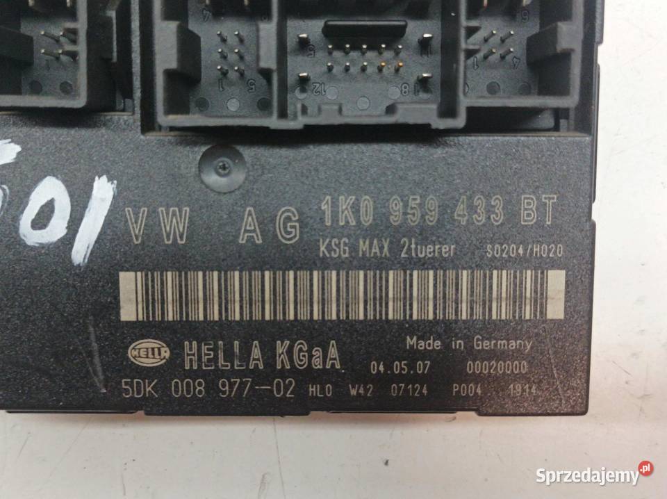 MODUŁ KOMFORTU 1K0959433BT Volkswagen Jetta V Komputery sprzedam