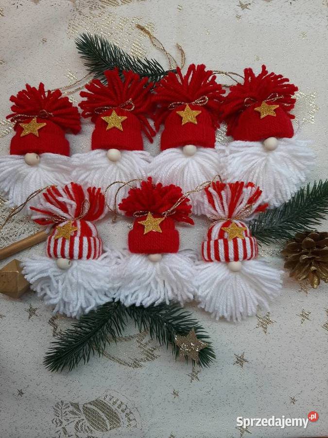 Zestaw ozdób choinkowych bombka święta skrzaty wielokolorowy sprzedam