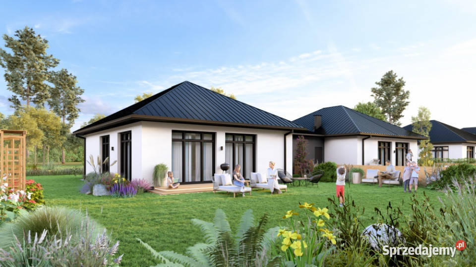Bliźniak 100 m2 z ogródkiem 600 m2 poddasze 40 Nowy Dwór Mazowiecki