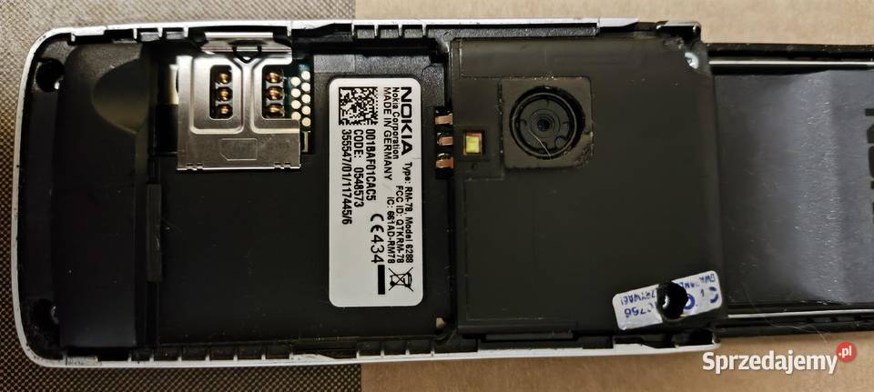 TELEFON NOKIA 6288 CZARNArozsuwany śląskie