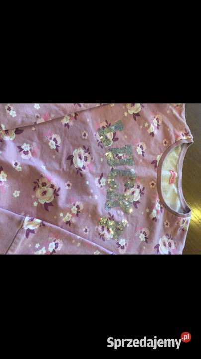 Bluza dziewczęca w kwiatki Cool Club 158 różowy Skawina