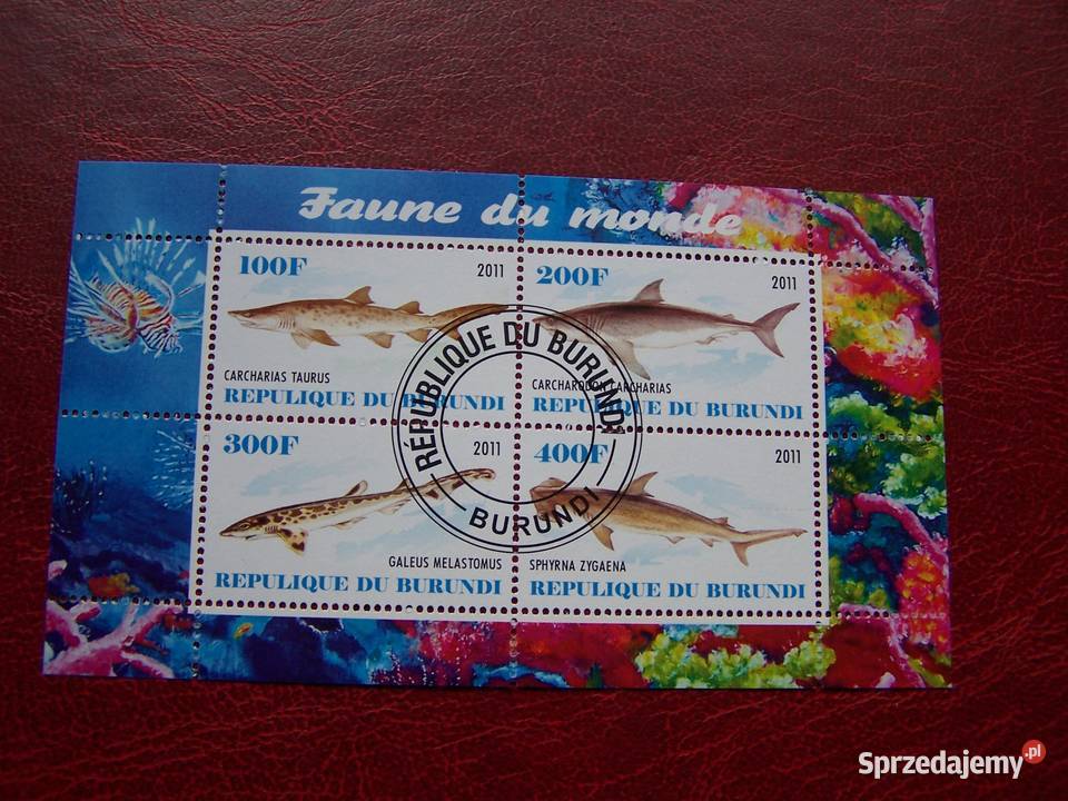 Burundii 2011 CTO Fauna Ryby Tychy sprzedam