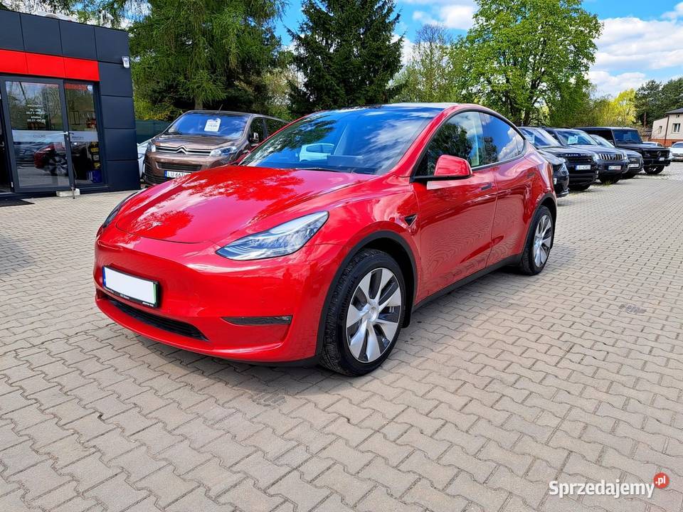 TESLA Y LONG RANGE DUAL MOTOR AWD Rok produkcji 2021 łódzkie Zgierz
