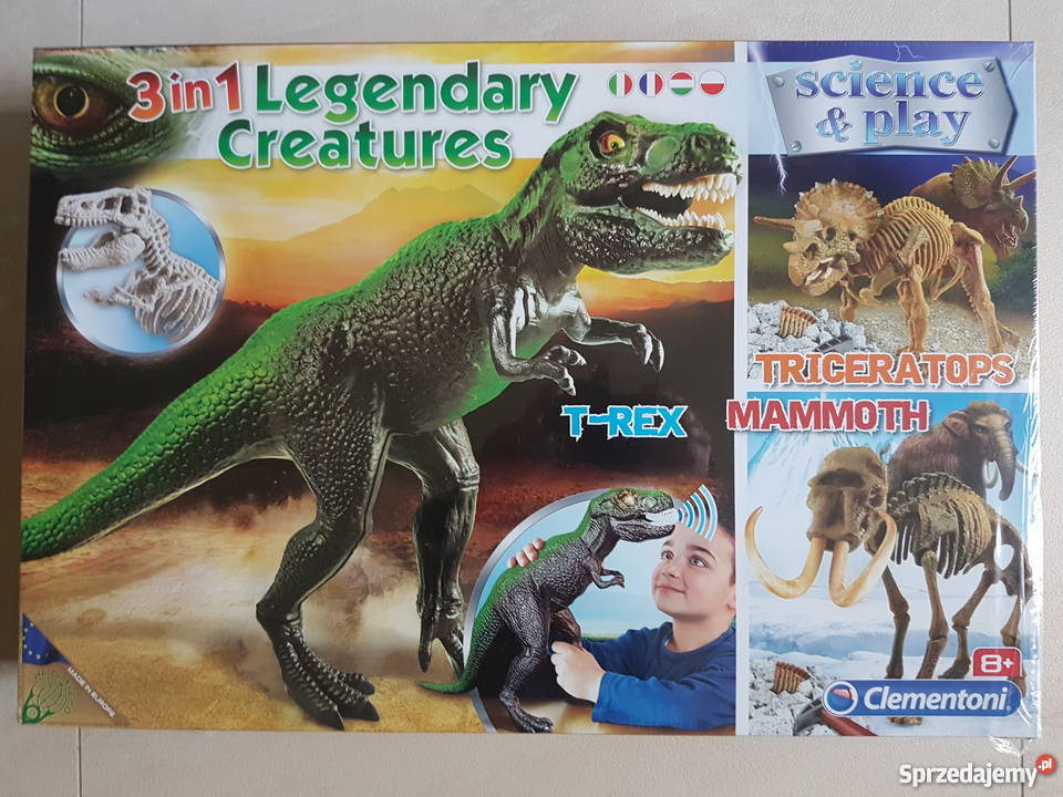 3W1 Legendary Creatures TREX MAMUT TRICERATOPS sprzedam