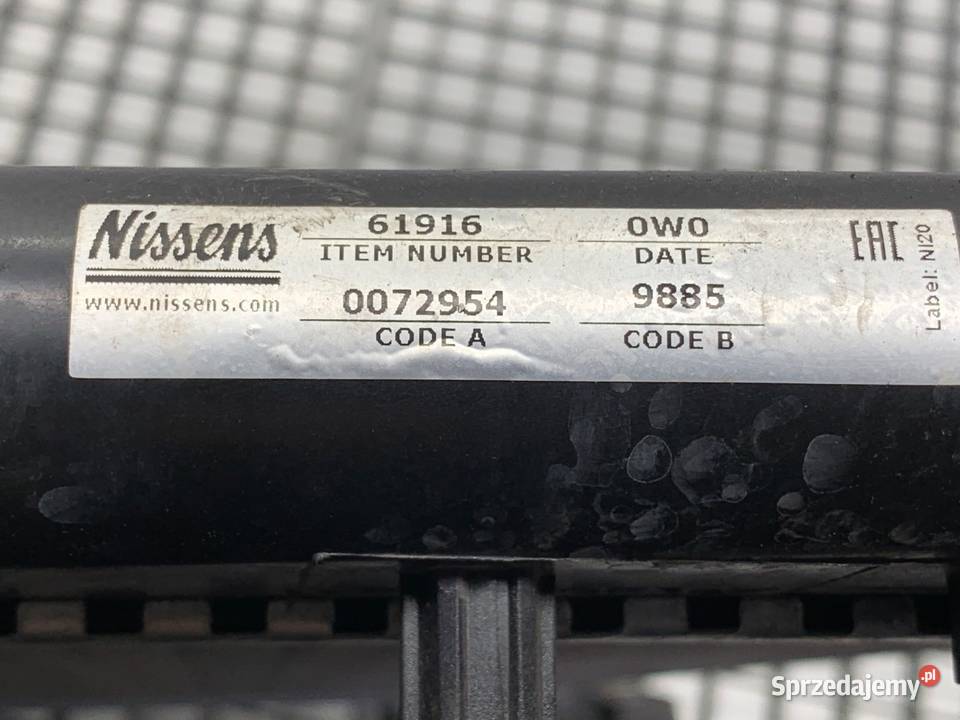 CHŁODNICA WODY FIAT BRAVO II 14 120 RADIATOR Chłodnie wody