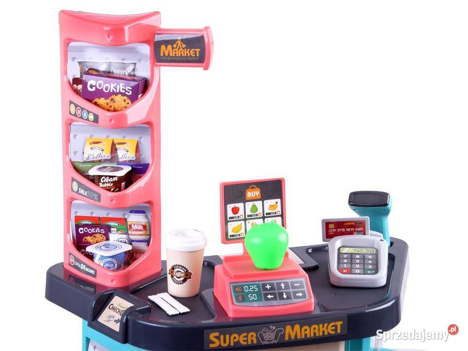 Supermarket wózek na zakupy duży zestaw 3174 3 lata+ Kielce