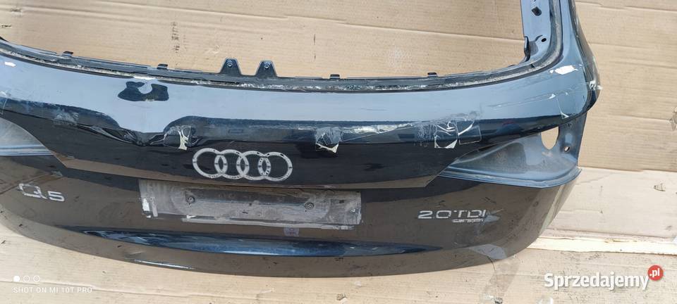 KLAPA TYLNA TYŁ AUDI Q5 8R LZ9Y USZK ORYGINAŁ