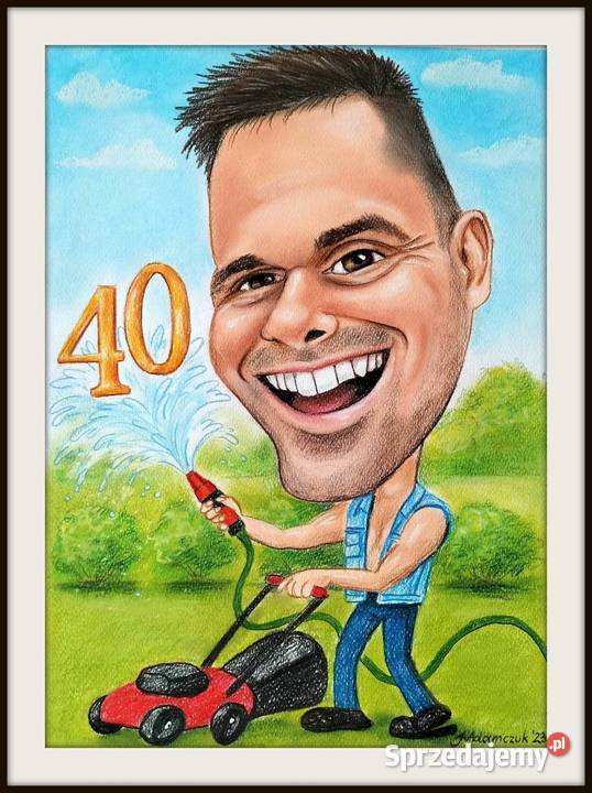 Karykatury rysowane ze zdjęć Pabianice