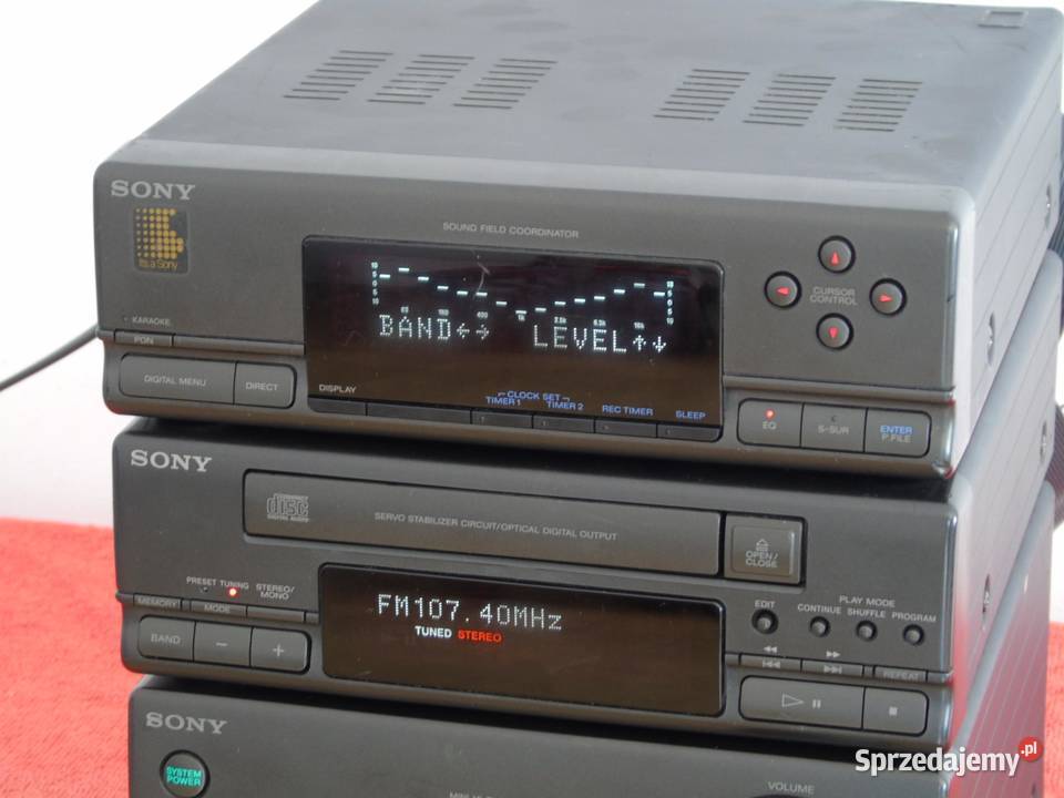 Wzmacniacz korektor graficzny i radio Sony Jasło sprzedam