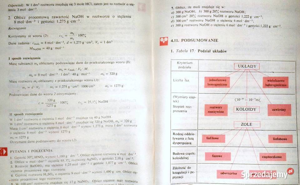Chemia kl I i II techników Elżbieta Matusewicz