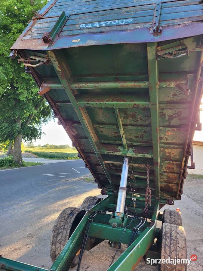 Przyczepa na tandemie 3x stronny wywrot BAASTRUP Rolnictwo kujawsko-pomorskie
