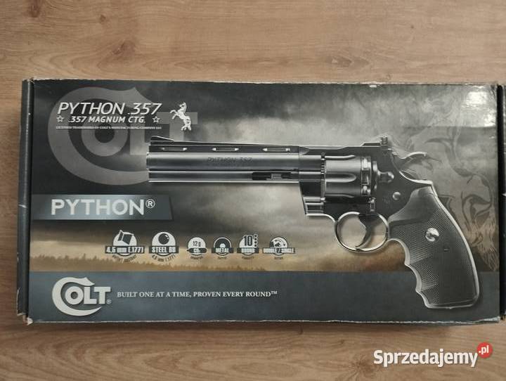 Wiatrówka Rewolwer COLT PYTHON 6 BLACK mazowieckie