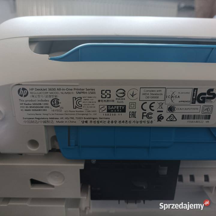 Urządzenie wielofunkcyjne HP DeskJet 3639 WiFi Lublin sprzedam