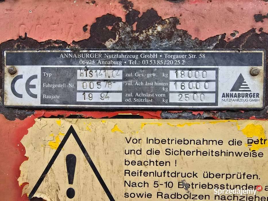 Annaburger HTS1404 Sośno sprzedam