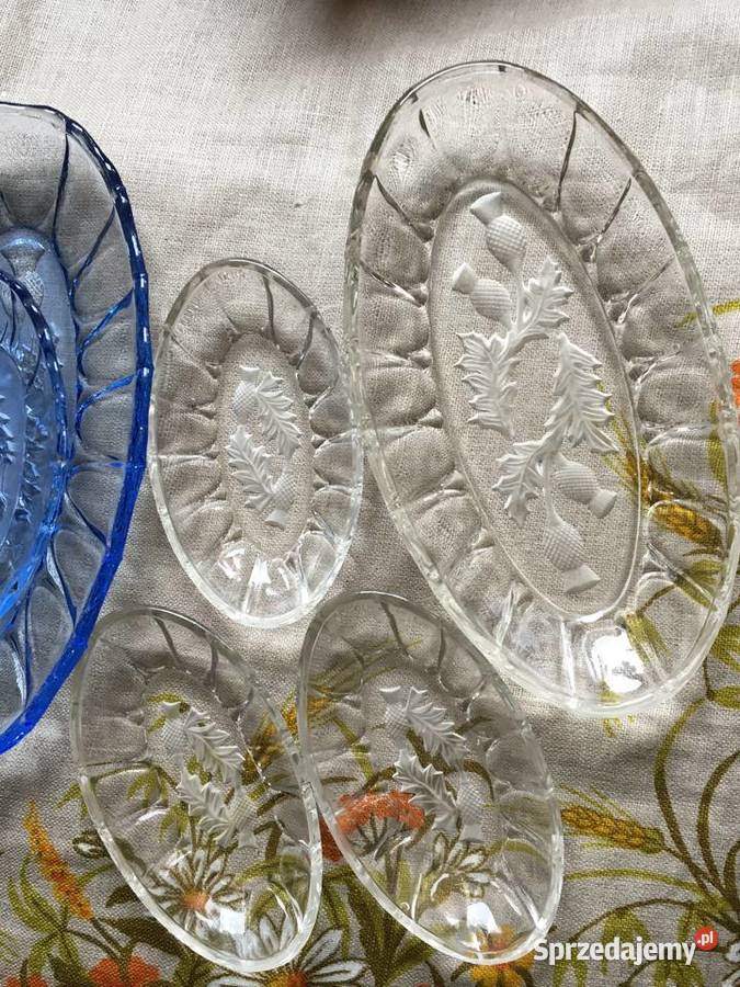 Ząbkowice patery osty szkło 4 vintage Skarżysko Kościelne sprzedam