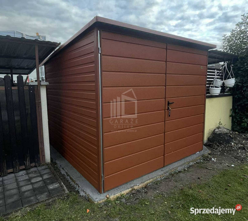Schowek Domek Ogrodowy 25x3m Brama Jasny brąz Ciechanów sprzedam