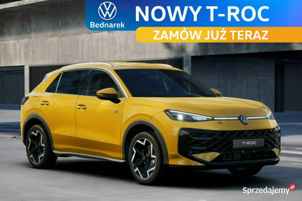 Volkswagen TRoc Wersja RLine 15 eTSI 150 DSG pełny VAT Łódź