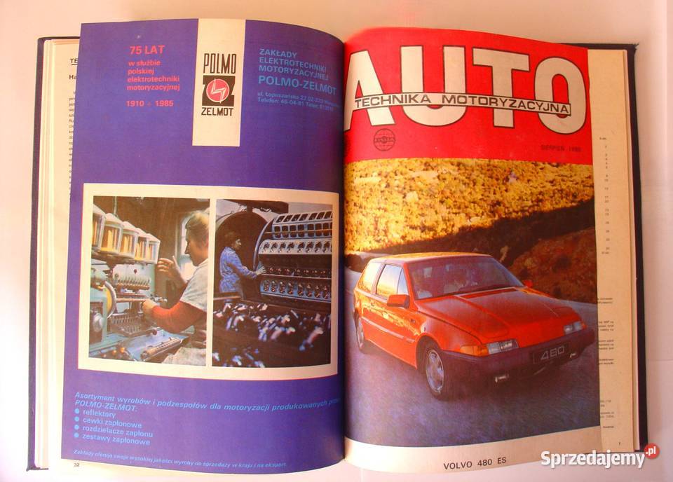 Auto Technika Motoryzacyjna pełny Rocznik 1986 łódzkie