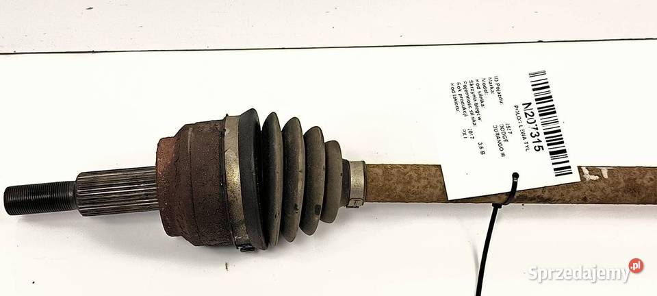 PÓŁOŚ LEWA TYŁ DODGE DURANGO III kujawsko-pomorskie Lipno