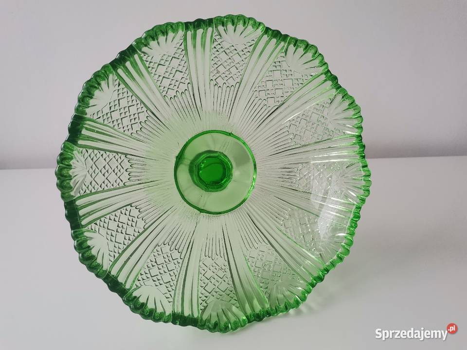 Stara zielona patera owocarka kat 320 HSG Katowice