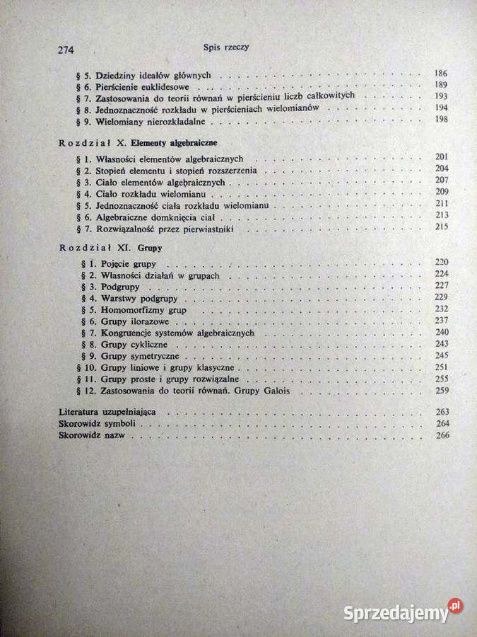 Algebra A BiałynickiBirula miękka Wrocław