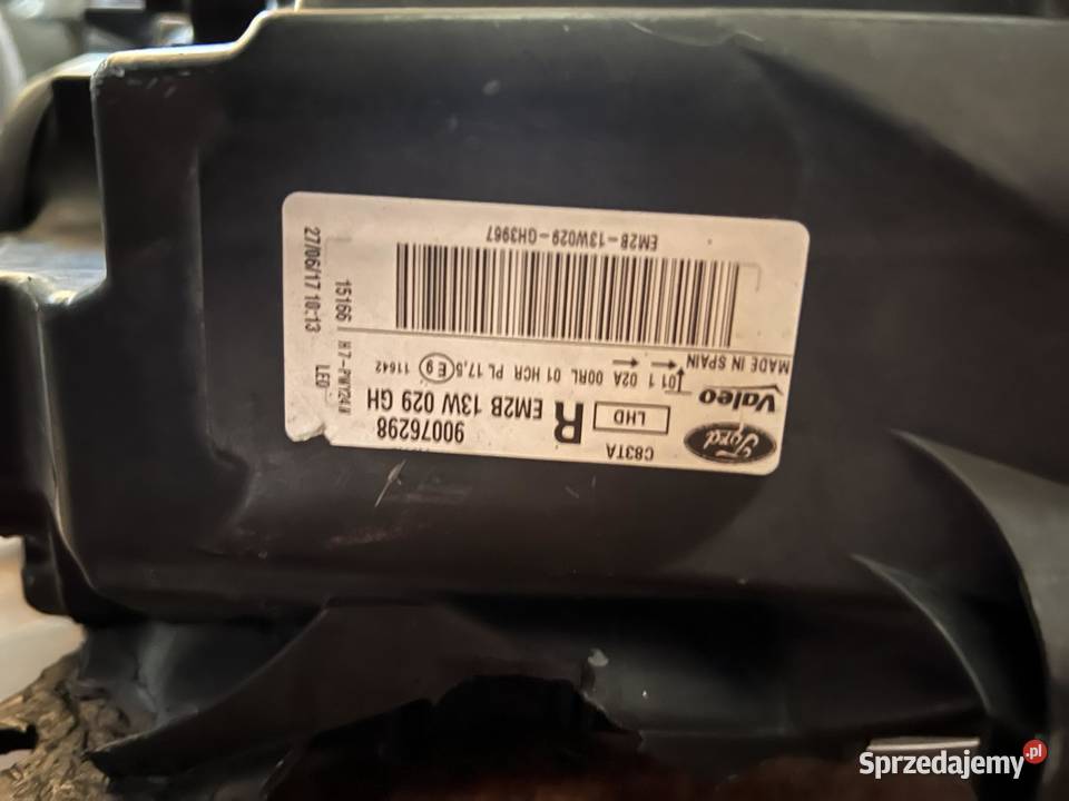Ford Galaxy 4 S 2 lampy przednie prawa lewa osobowe wielkopolskie Odolanów