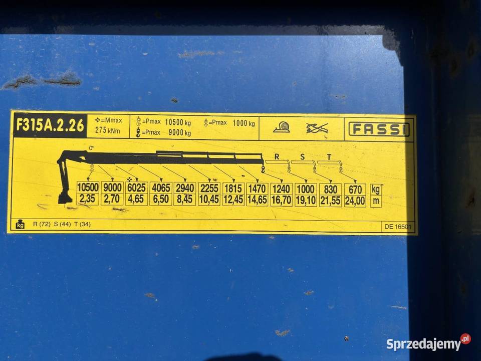 DAF CF 480 8x4 E6 HDS Fassi F315A226 kupiony w salonie Kraków