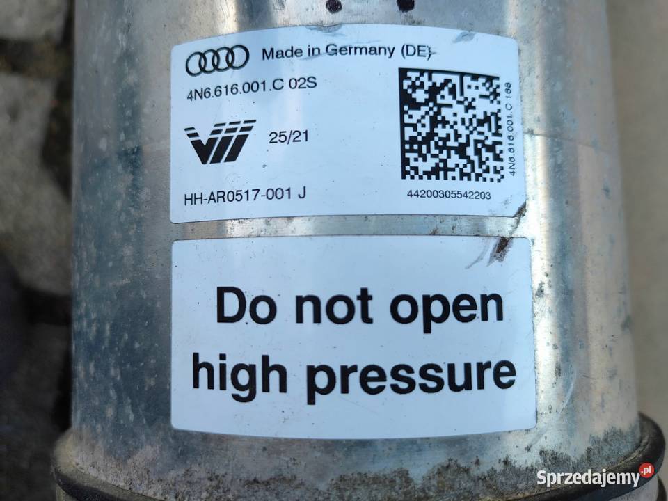 AUDI A8 D5 AMORTYZATOR TYŁ TYLNY 4N6616001C Przemęt