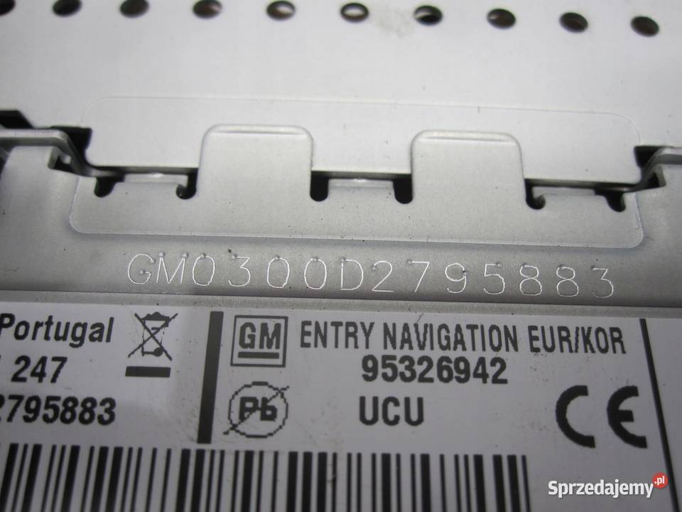 OPEL ZAFIRA TOURER C 13r radio CD 95326942 Sprzęt audio fabryczny Kielce