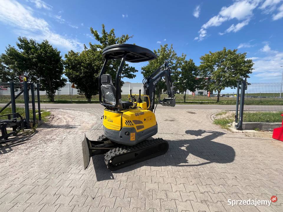 GG1600 Nowa Minikoparka marki Gunter Grossmann sprzedam
