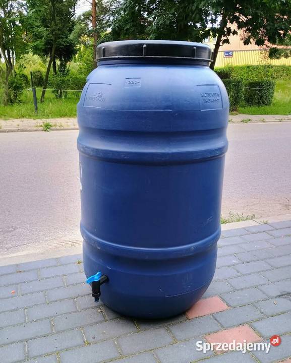 BECZKA 220L Z KRANIKIEM POD WĄŻ PAPRYCE NA WODĘ Imielin