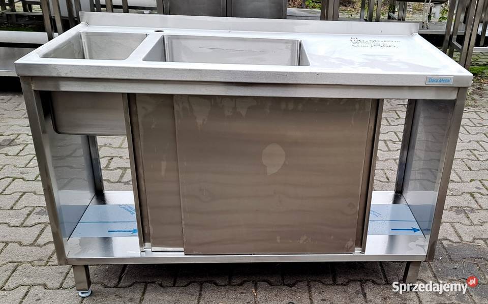 Zlew 2 Komorowy z Szafką Drzwi Suwane 1306085 Nowe Skalmierzyce