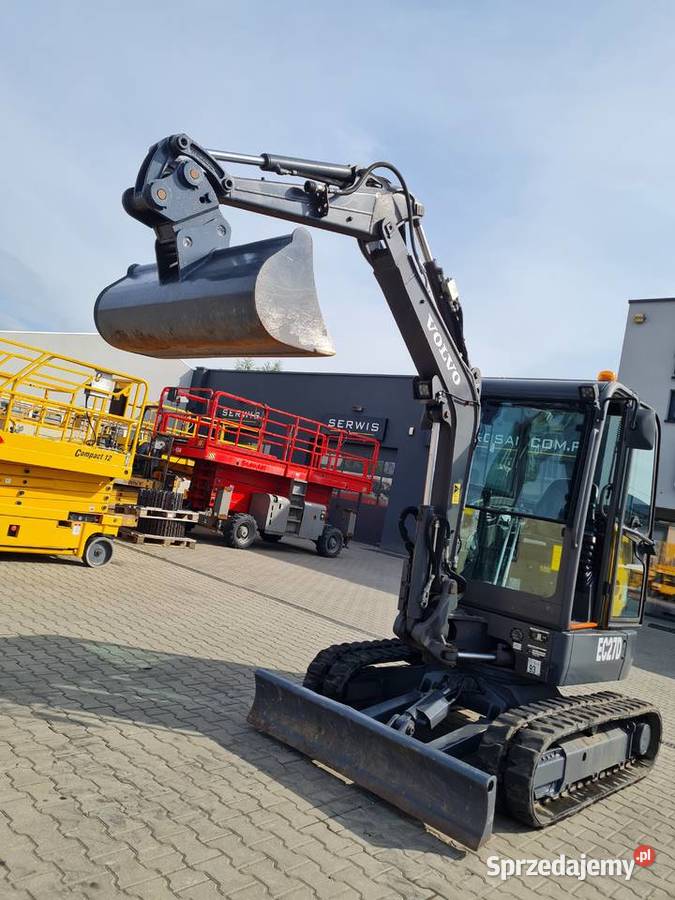 VOLVO EC27D minikoparka 2018 małopolskie Dąbrowa Tarnowska